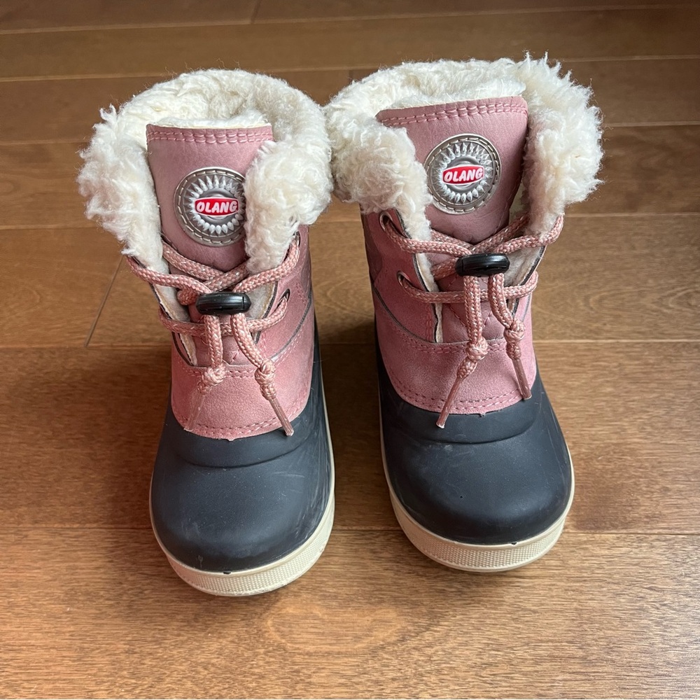 OLANG Toddler girl winter boots size 21-22